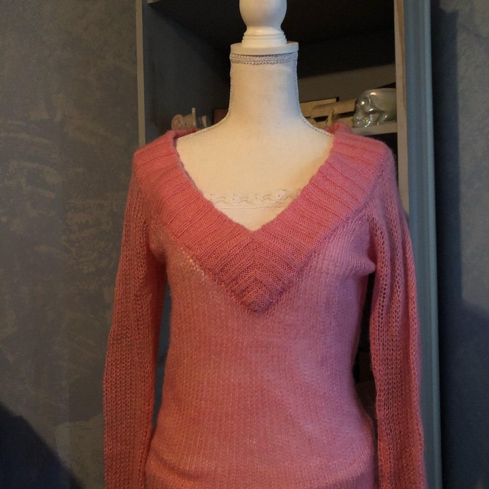Pink sweater size medium